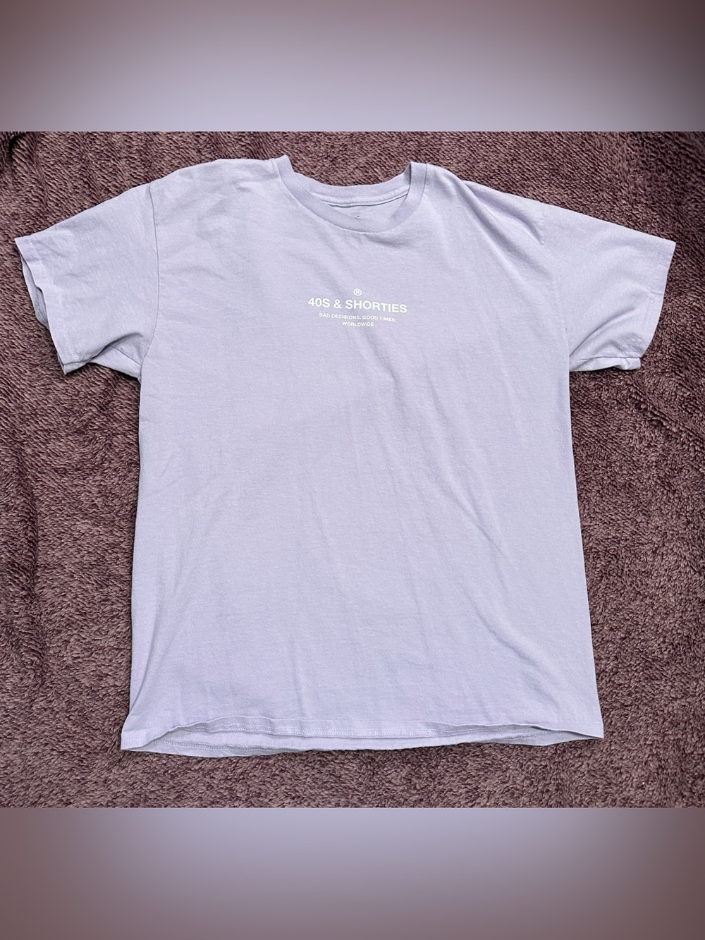 Zumiez Lilac Short Sleeve Logo Tee